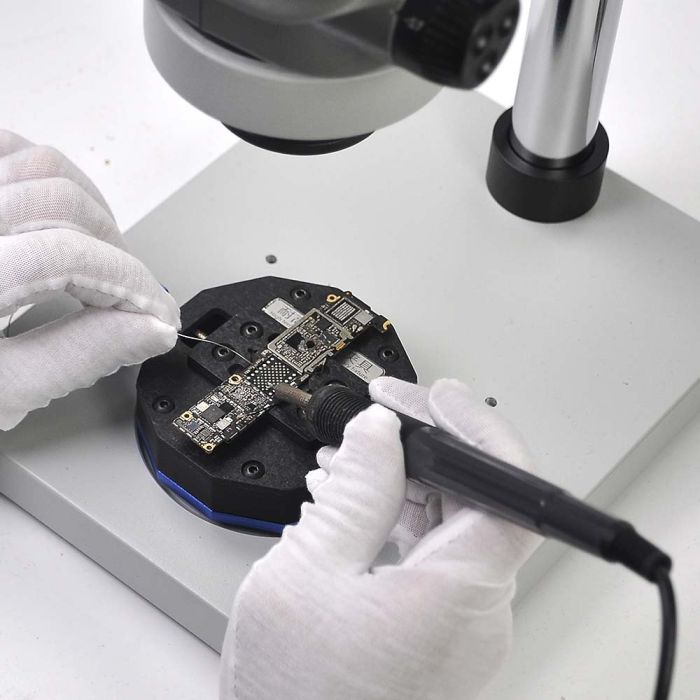 Тримач термостійкий TELIJIA TE-183 для ремонту плат, мікросхем, BGA, поворотний 360°