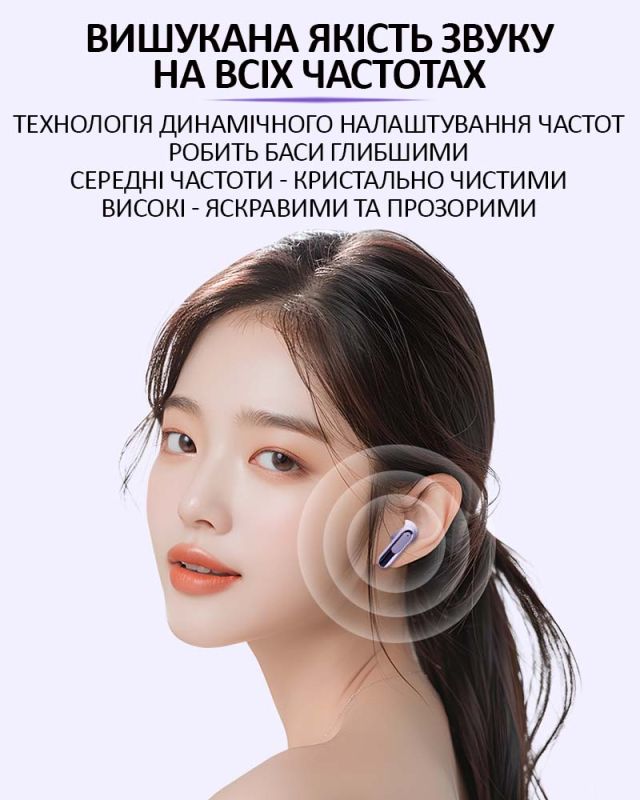 Бездротові навушники LIVE BEAM 3 TWS з LED дисплеєм, Bluetooth 5.4, ANC + ENC, 380mAh, IP55 Blue