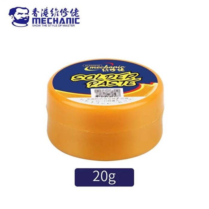 Паяльна паста BGA Mechanic V3S35 безсвинцева Sn 99% Ag 0.3% Cu 0.7% / IPX5 / 217°C / 20г