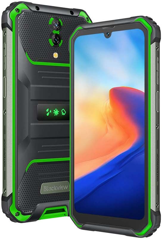 Смартфон Blackview BV7200 6+128GB / 6.1'' / 50Mp / 5180mAh / IP68 IP69K Green (без коробки)