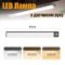 LED лампа нічник Greenbar L911 з датчиком руху, 3.5 Вт, довжина 40 см Black