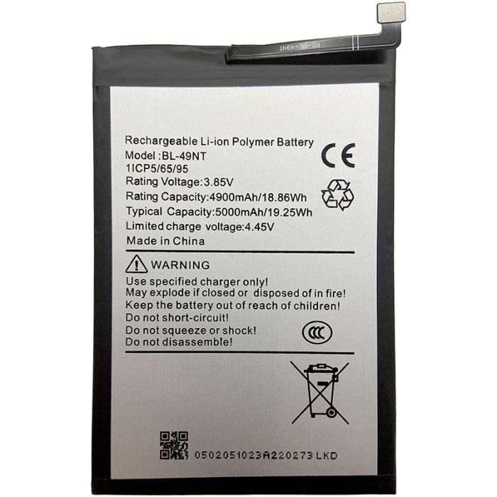Аккумулятор для Tecno Pop 7 / Pop 7 Pro / Spark Go 2023 / BL-49NT (5000mAh)