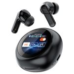 Наушники беспроводные LX-30 TWS Earbuds с LED дисплеем, Bluetooth 5.4, ANC + ENC, 300mAh Black