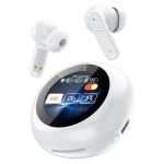 Наушники беспроводные LX-30 TWS Earbuds с LED дисплеем, Bluetooth 5.4, ANC + ENC, 300mAh White