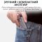 Набір 2 в 1 спрей 10мл + мікрофібра / для очищення екрану телефону, планшета, ноутбука / Помаранчевий