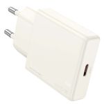 Мережевий зарядний пристрій Hoco N44 Type-C PD 30W moonlight white