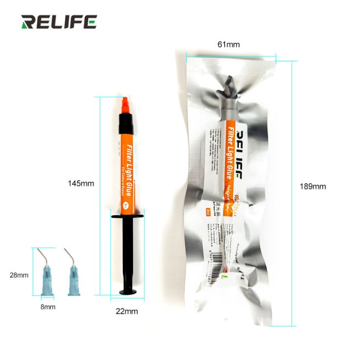 Клей ультрафіолетовий RELIFE RL-035H Light filter glue для кріплення фільтрів камери (3ml)