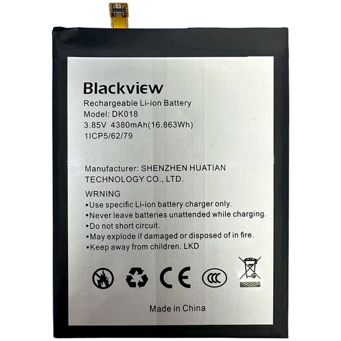 Аккумулятор для Blackview BV6300 / BV6300 Pro / DK018 / 4380mAh