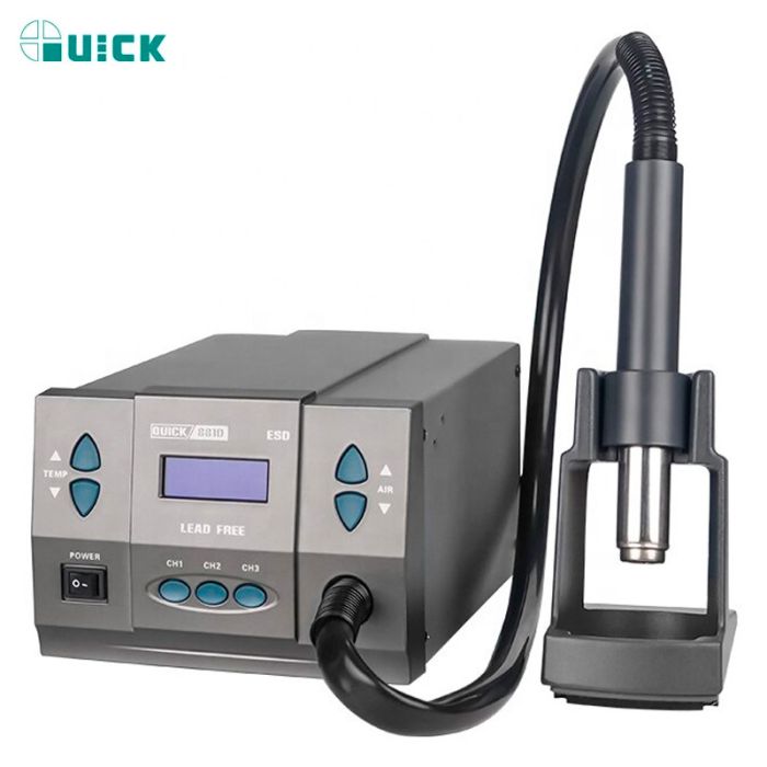 Термовоздушная паяльная станция QUICK 881D фен / 1300 Вт / 100-500°С / 120 л/мин