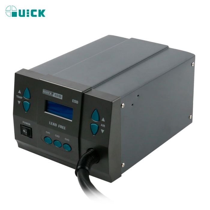 Термовоздушная паяльная станция QUICK 881D фен / 1300 Вт / 100-500°С / 120 л/мин