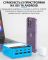 Быстрое зарядное устройство Relife Q2 GaN / 4xUSB QC / 4xType-C PD / RGB подсветка / 120W Max / Silver
