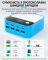 Быстрое зарядное устройство Relife Q2 GaN / 4xUSB QC / 4xType-C PD / RGB подсветка / 120W Max / Silver