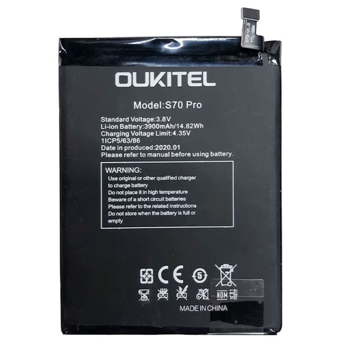 Аккумулятор для Oukitel C17 Pro / S70 Pro / 3900mAh