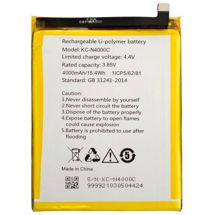 Аккумулятор для Oukitel C22 / KC-N4000C / 4000mAh