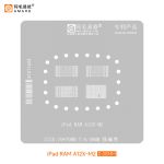 Трафарет BGA Amaoe для оперативной памяти RAM iPad Pro A12X - M2 (0.08mm)