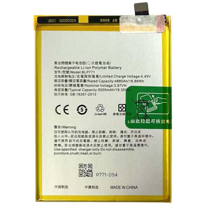 Аккумулятор для Realme 6i / Realme C3 (BLP771) 5000mAh