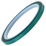 Термостойкий скотч PET зеленый / 220°C Max / толщина 0.06 мм / длина 33 м / ширина 8 мм