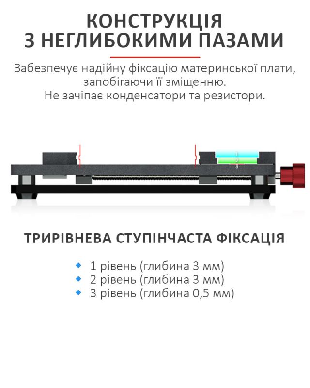Тримач затискач Amaoe MaoFix F1 для ремонту, обслуговування плат, мікросхем, CPU, BGA