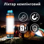 Фонарь кемпинговый PowerLite + Powerbank 2600 mAh IP68