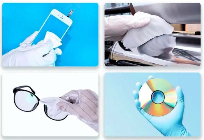 Серветки антистатичні Clean Room / сухі / для очищення РК-екранів, моніторів / 87*87 мм / 400 шт.