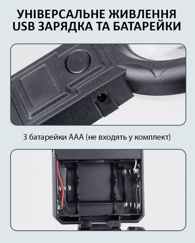 Тримач для плат TELIJIA TE-803 / LED підсвітка / лупа / підставка для пальника / третя рука