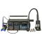 Ремонтний комплекс WEP WS-IV / 3 в 1 / паяльник 90W/ фен 1000W / блок живлення 15V 5A / підставка під ноутбук