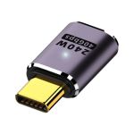 Переходник Type-C на Type-C OTG адаптер (папа-мама) USB 4.0, 40 Гб/с, 240Вт, 8K, прямой