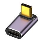 Переходник Type-C на Type-C OTG адаптер (папа-мама) USB 4.0, 40 Гб/с, 240Вт, 8K, угловой Тип 2