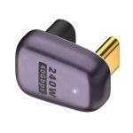 Переходник Type-C на Type-C OTG адаптер (папа-мама) USB 4.0, 40 Гб/с, 240Вт, 8K, U-образный