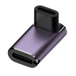 Переходник Type-C на Type-C адаптер (мама-мама) USB 4.0, 40 Гб/с, 240Вт, 8K, угловой