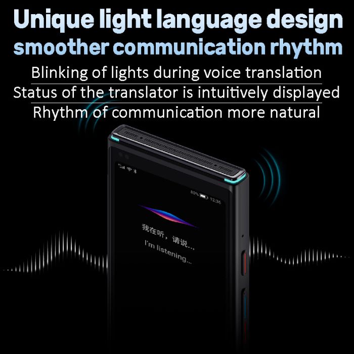 Умный переводчик iFlytek 4.0 с искусственным интеллектом / 2000 mAh / Bluetooth / LTE