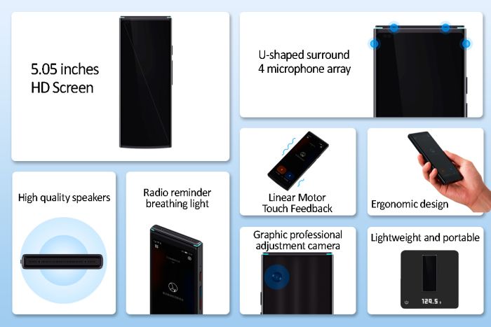 Умный переводчик iFlytek 4.0 с искусственным интеллектом / 2000 mAh / Bluetooth / LTE