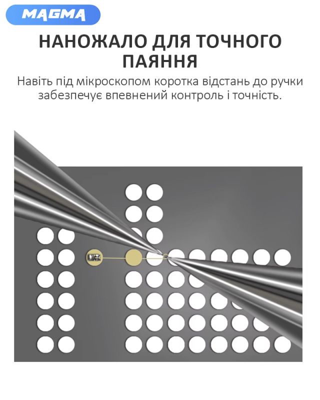 Жало, наконечник Magma C115-IS / изогнутый конус / для паяльника / паяльных станций