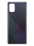 Задняя крышка для Samsung Galaxy A71 Dark Blue (AAA)