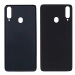Задняя крышка для Samsung Galaxy A20s (SM-A207FZ) Black (AAA)