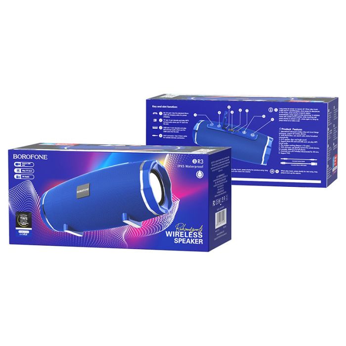 Bluetooth-колонка Borofone BR3 (Синий)