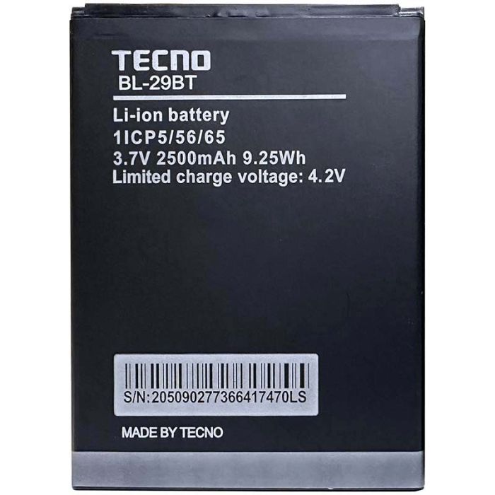 Аккумулятор для Tecno Spark Go 2022 BL-29BT (2500 mAh)