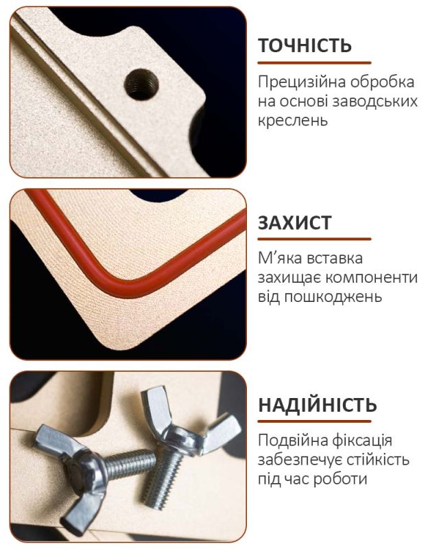 Комплект форм MaYuan для склеювання рамки з дисплеєм / алюміній / для iPhone 15 Plus