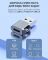 Переходник USB 3.1 на Type-C / OTG адаптер (папа-мама) / PD, 10 Гб/с / Серый