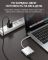 Перехідник OTG адаптер 3 в 1 / Type-C на HDMI + USB 3.0 + Type-C / PD 100 Вт / Білий