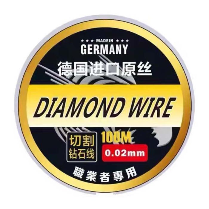 Дріт (струна) Diamond Wire для розділення дисплейних модулів 0.02 мм / 100м