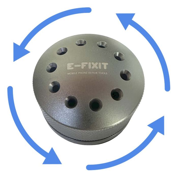 Підставка для викруток, інструментів E-Fixit / обертання 360° / 10 відділень / Grey