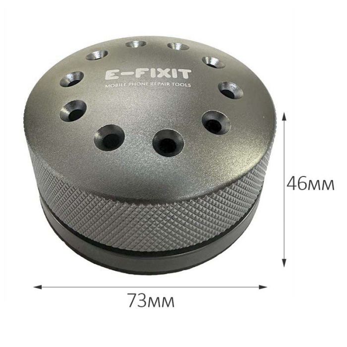 Підставка для викруток, інструментів E-Fixit / обертання 360° / 10 відділень / Grey