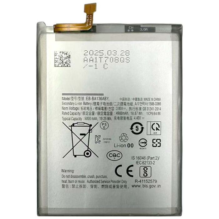 Аккумулятор для Samsung Galaxy A13 5G / SM-A136 / EB-BA136ABY (5000 mAh)