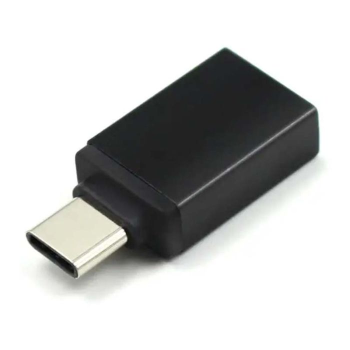 OTG перехідник USB Type-C - USB 3.0 адаптер Чорний