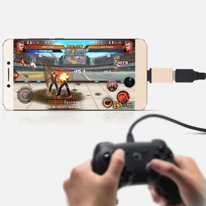 OTG перехідник USB Type-C - USB 3.0 адаптер Чорний