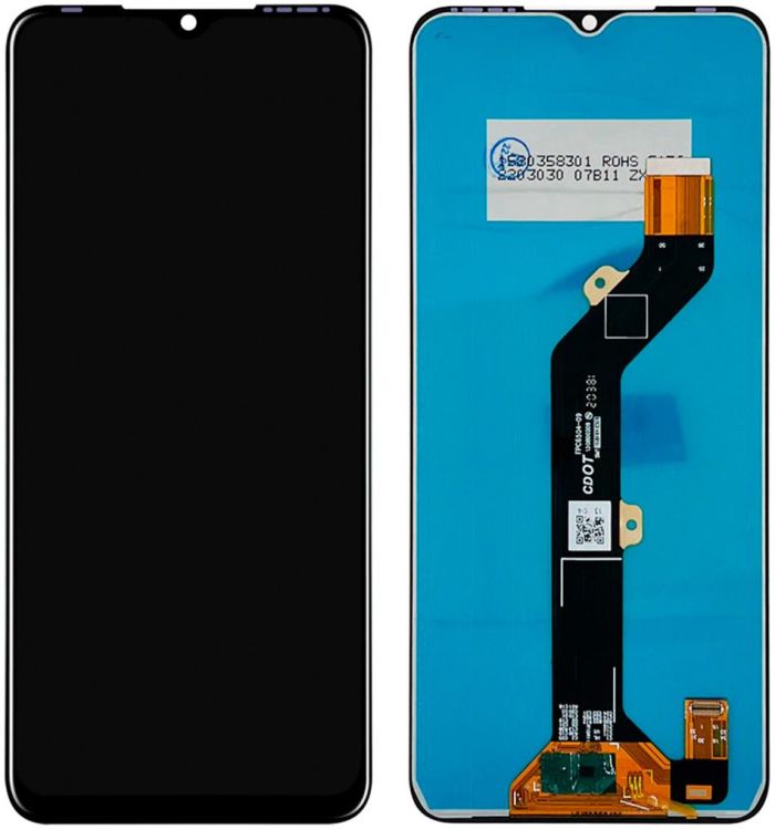 Дисплей + сенсор Tecno Spark Go 2022 (KG5m) Black - p/n: 25-066X30-V15