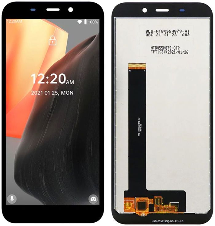 УЦІНКА! Дисплей + сенсор Oukitel WP12 / WP12 Pro Black / Сліди клею - p/n: Y89188 V01