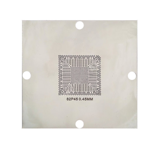 Трафарет BGA прямого нагрева 82P45 (0.45 mm) 90 x 90 mm