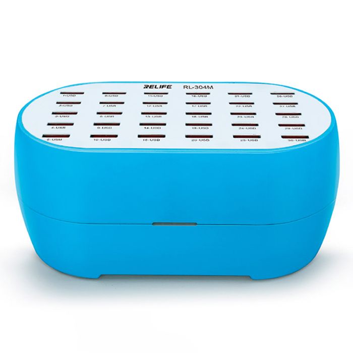 Зарядное устройство RELIFE RL-304M / 2.4A / 30 USB / 160W